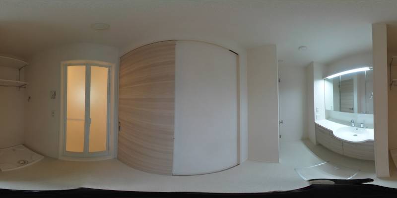 パノラマ画像洗面所