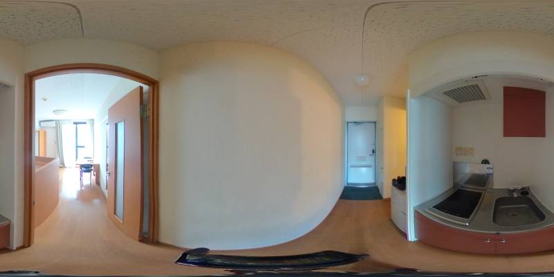 パノラマ画像キッチン