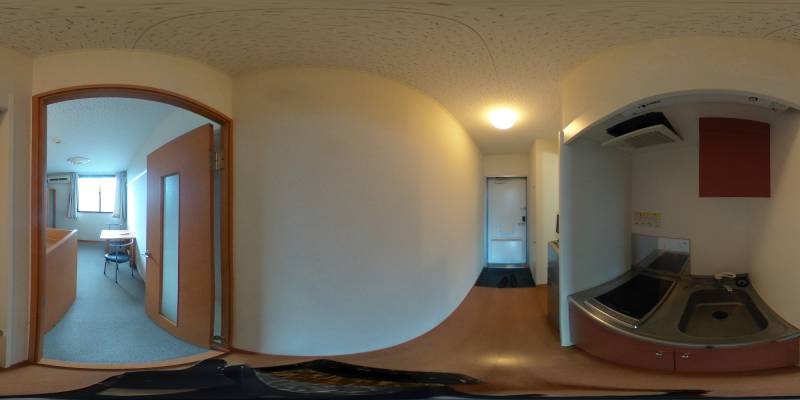 パノラマ画像キッチン