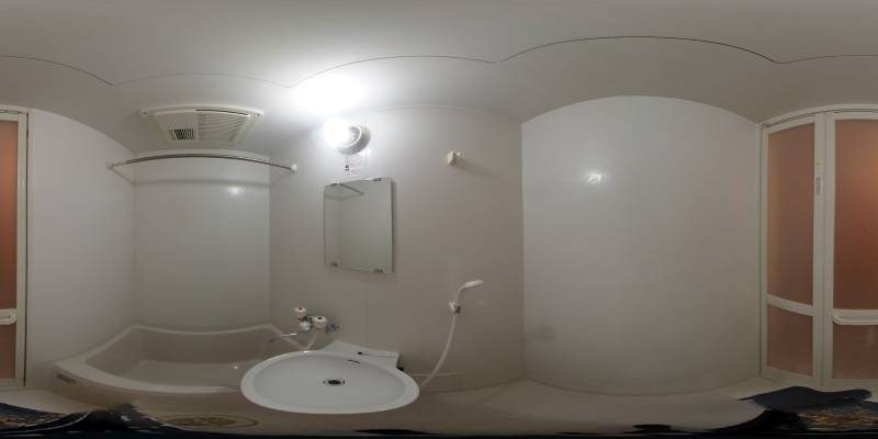 パノラマ画像バスルーム