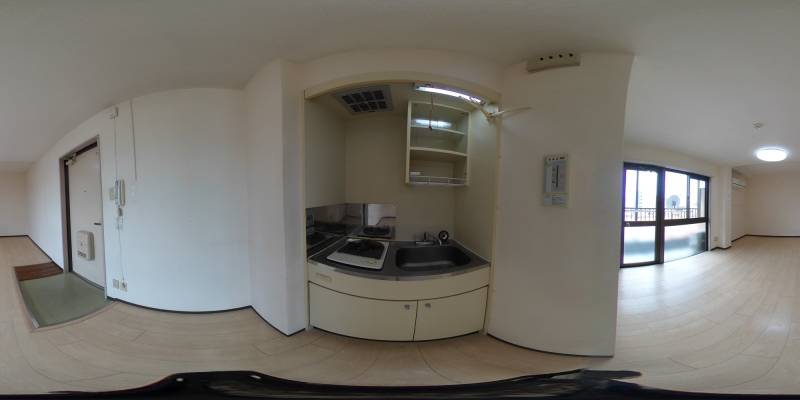 パノラマ画像キッチン