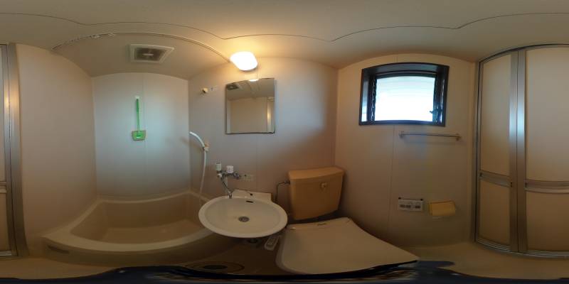 パノラマ画像バスルーム