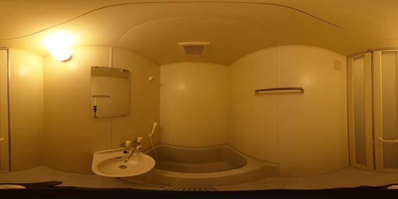 パノラマ画像バスルーム