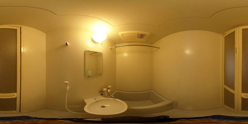 パノラマ画像バスルーム