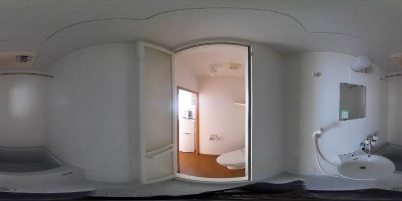 パノラマ画像バスルーム