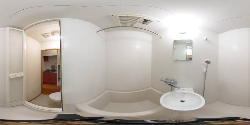 パノラマ画像バスルーム