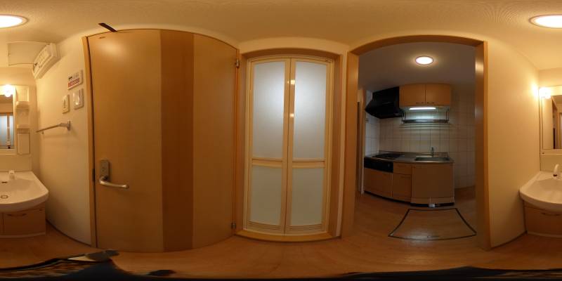 パノラマ画像洗面所