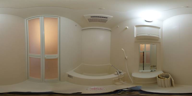 パノラマ画像バスルーム