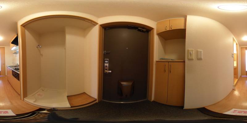 パノラマ画像玄関