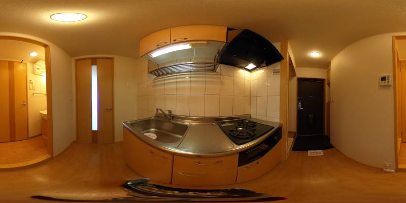 パノラマ画像キッチン