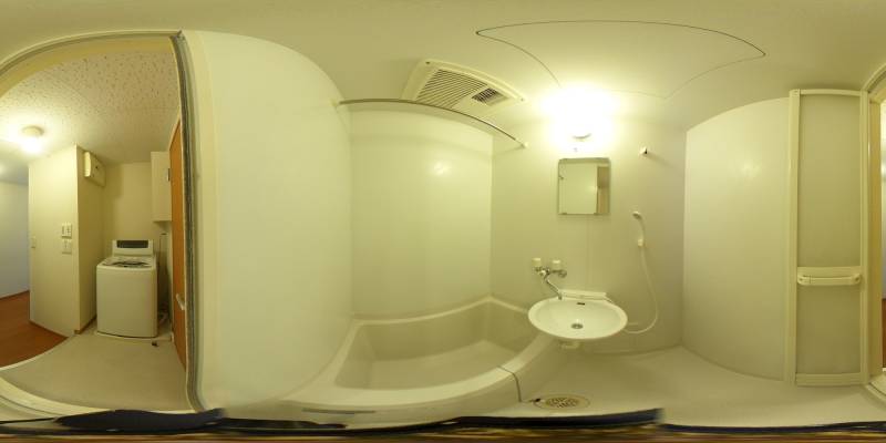 パノラマ画像バスルーム