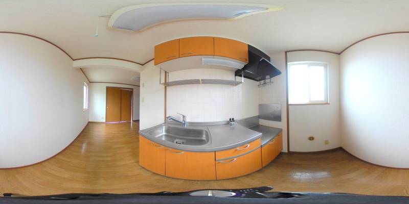 パノラマ画像キッチン