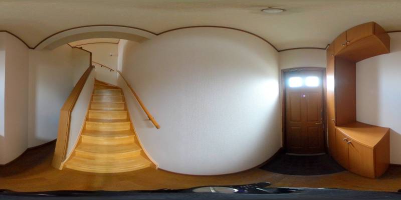 パノラマ画像玄関