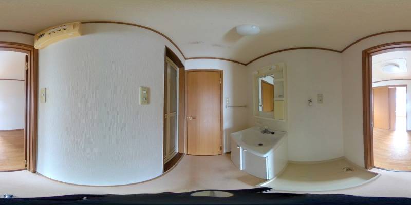 パノラマ画像洗面所