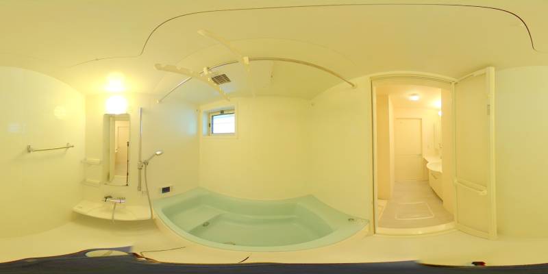 パノラマ画像バスルーム