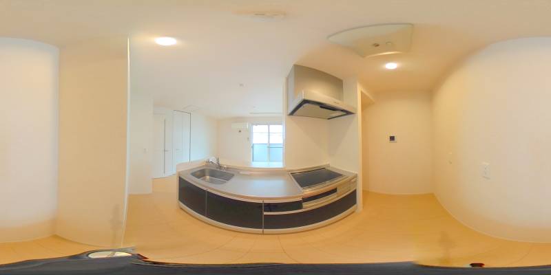 パノラマ画像キッチン