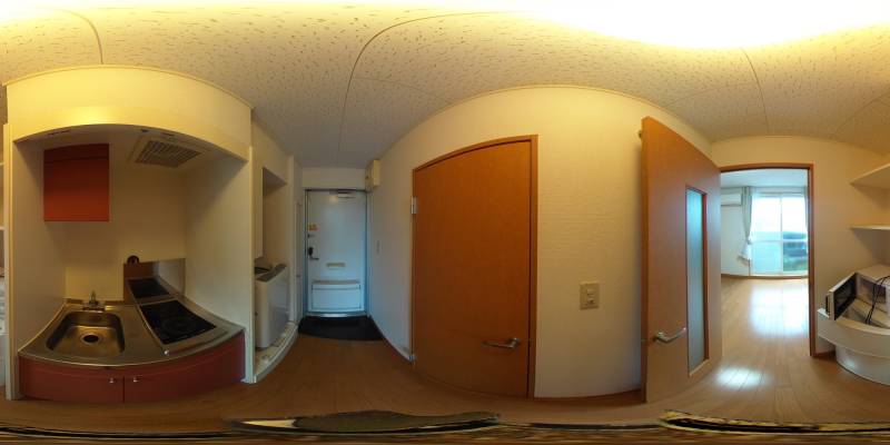 パノラマ画像キッチン