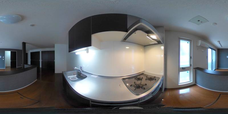 パノラマ画像キッチン