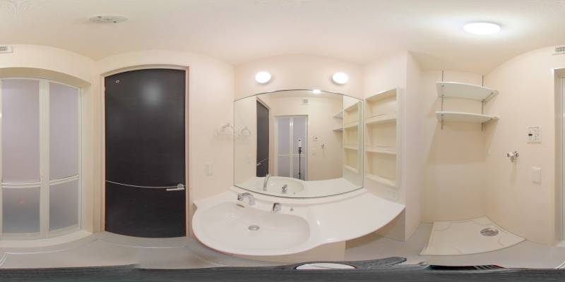 パノラマ画像洗面所