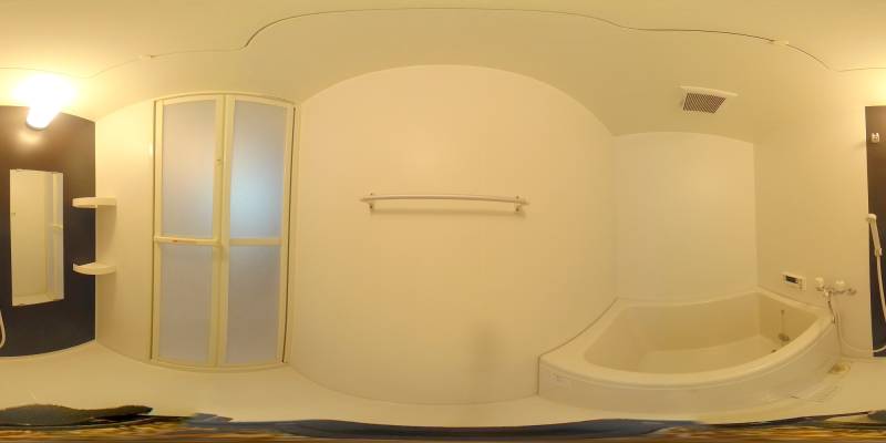 パノラマ画像バスルーム