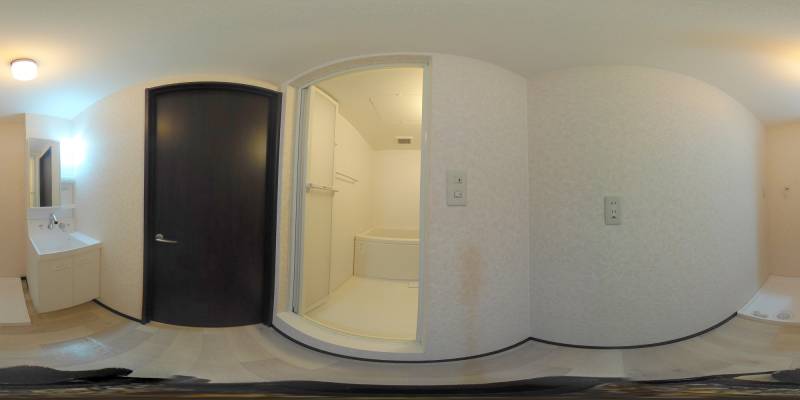 パノラマ画像洗面所