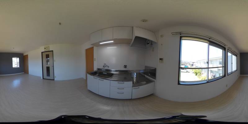 パノラマ画像キッチン