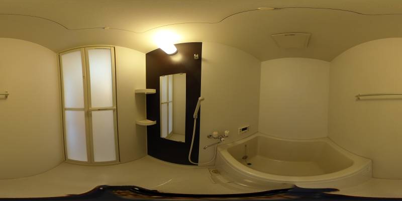 パノラマ画像バスルーム