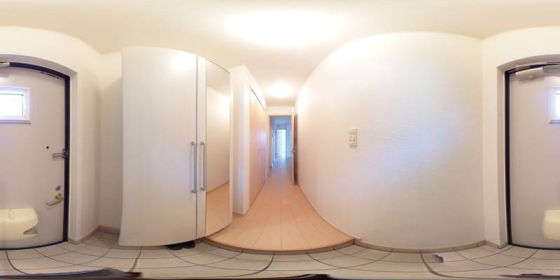 パノラマ画像玄関