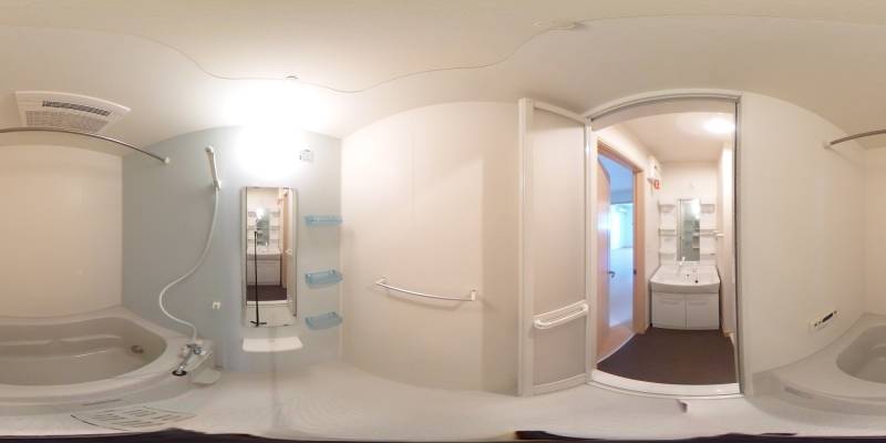 パノラマ画像バスルーム