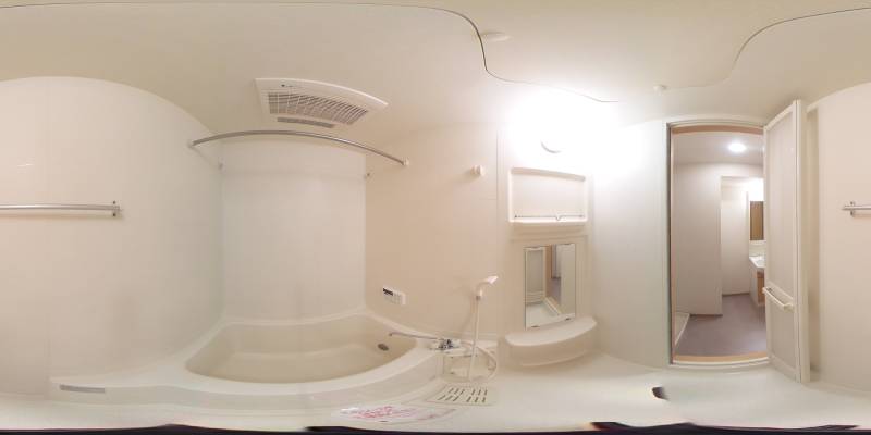 パノラマ画像バスルーム