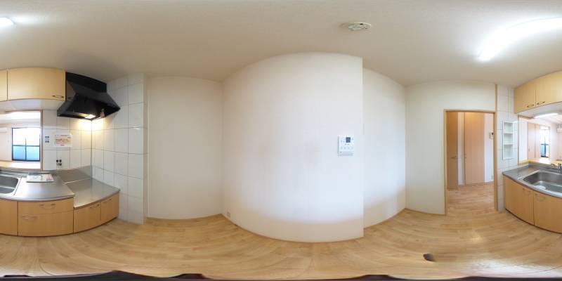 パノラマ画像キッチン