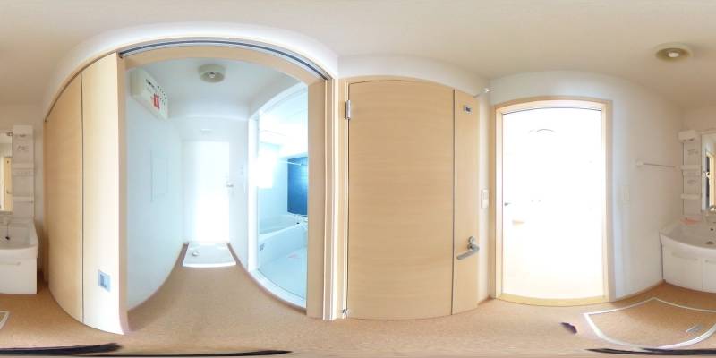 パノラマ画像洗面所