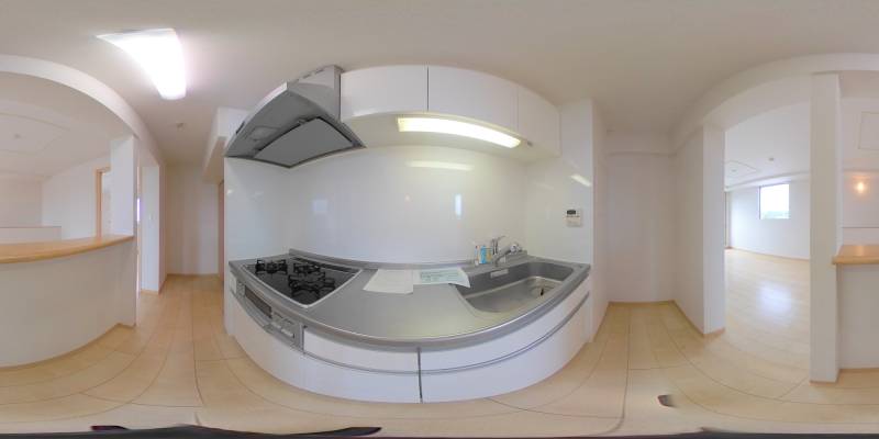 パノラマ画像キッチン