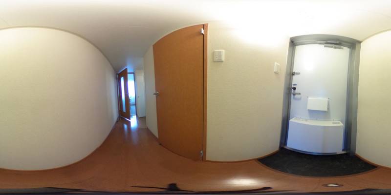 パノラマ画像玄関