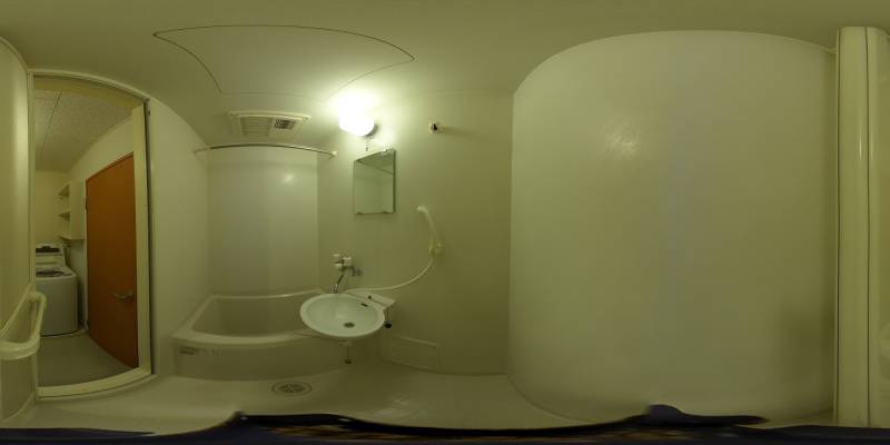 パノラマ画像洗面所