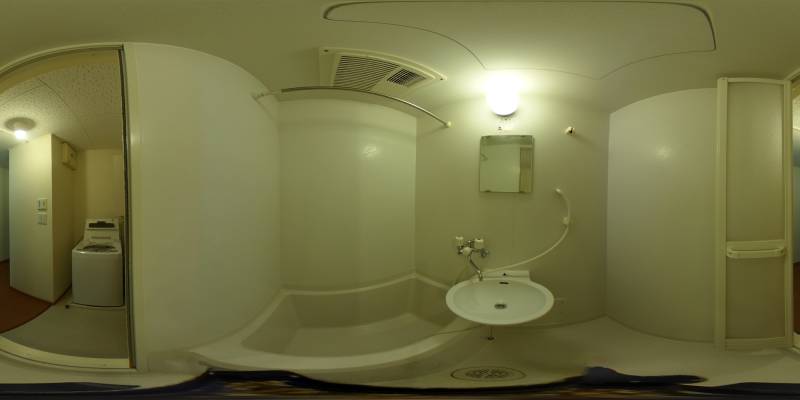 パノラマ画像バスルーム