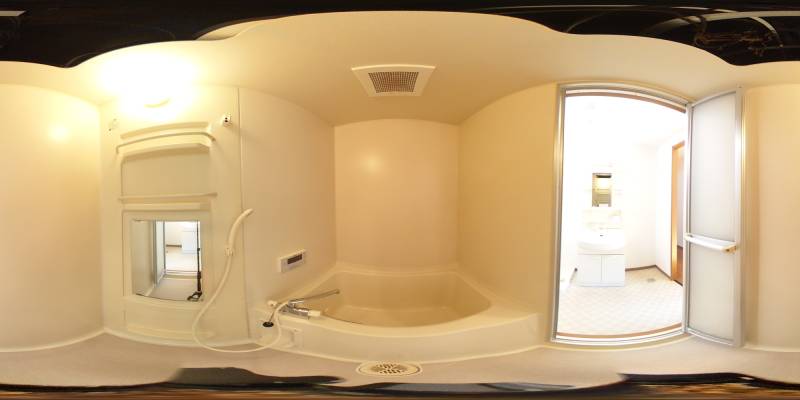 パノラマ画像バスルーム