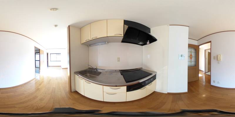 パノラマ画像キッチン