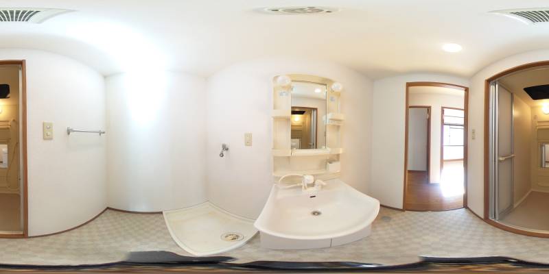 パノラマ画像洗面所