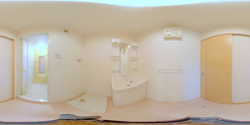 パノラマ画像洗面所