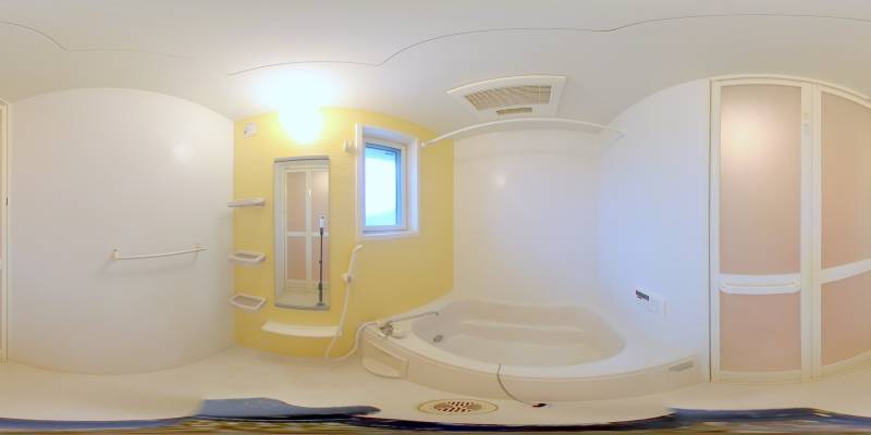 パノラマ画像バスルーム