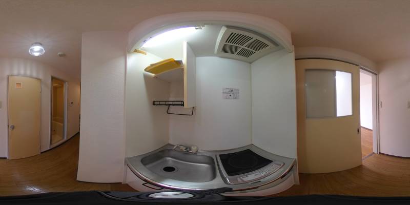 パノラマ画像キッチン