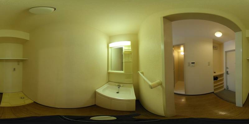 パノラマ画像洗面所