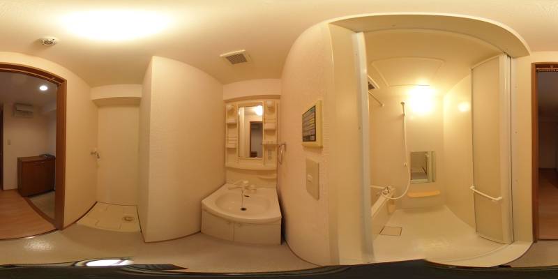 パノラマ画像洗面所