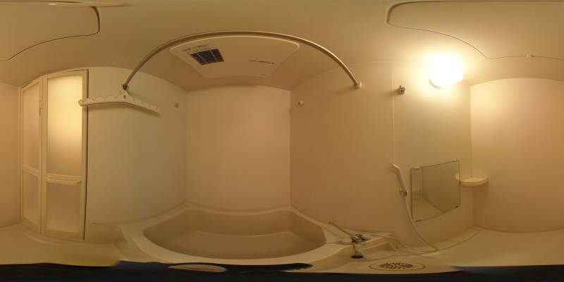 パノラマ画像バスルーム