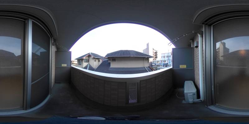 パノラマ画像バルコニー