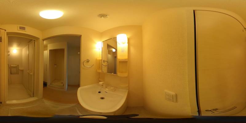 パノラマ画像洗面所