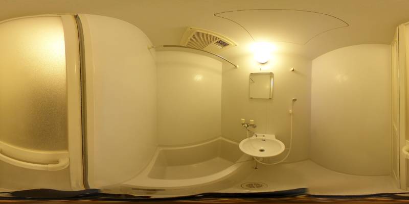 パノラマ画像バスルーム