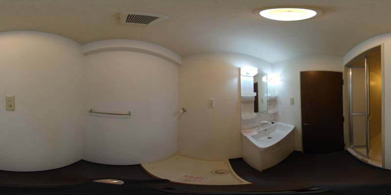 パノラマ画像洗面所