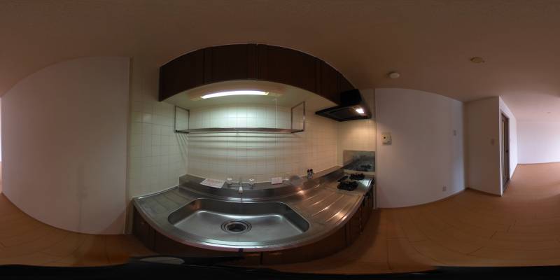 パノラマ画像キッチン